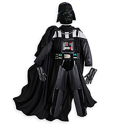 Disney Kids Star Wars Darth Vader Cosplay Costume with Sound
