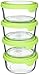 Anchor Hocking TrueSeal Glass Food Storage Container with Airtight Lid, Green, 7-Cup, Single Unit