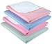 Brosive Waterproof Reusable Incontinence Bed Pads Washable Incontinence Underpads 8 Cups Absorbency,Mattress Protector for Adults, Kids and Pets(34”x 36” inch 4 Pack)