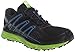 Salomon Men's X-Mission 3 Trail Running Shoe, Black/Granny Green/Bright Blue, 10 D US