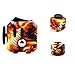 Ratoop Fidget Cube Relieves Stress and Anxiety Attention Toy for Work, Class, Home (Flames)