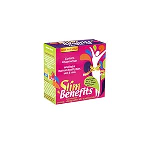 Slim Benefits – Weight Loss – Slimming – Food Supplement – Suitable for Vegans – Ingredients for Healthy Hair, Nails and Skin