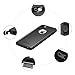 ImpactStrong Compatible with iPhone 6 Waterproof Case [Fingerprint ID Compatible] Slim Full Body Protection - Black