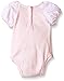 Calvin Klein Baby-Girls Pink Bodysuit with Blue Chambray Skirt with Lace