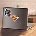 Superman Winged S Shield Logo All Over T Shirt & Stickers (Medium)