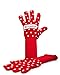 Bruella™ Women's Oven Gloves with Silicone | Oven Mitts with Extra Long Sleeves to Prevent Forearm Burns | Heat Resistant to 932°F / 500°C | 1 Pair