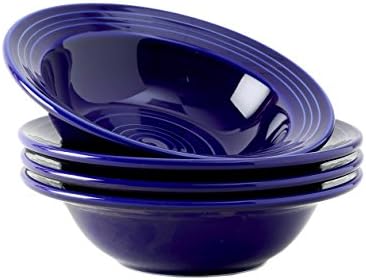 Tuxton Home Concentrix Grapefruit Bowl (Set of 4), 9 oz, Cobalt Blue; Heavy Duty; Chip Resistant; Lead and Cadmium Free; Freezer to Oven Safe up to 500F