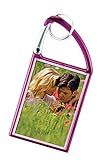 2x3 Snap-In Photo Carabiner Keychain (Purple)