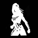 DC COMICS WONDER WOMAN BATTLE POSE STICKERS SYMBOL 5.5
