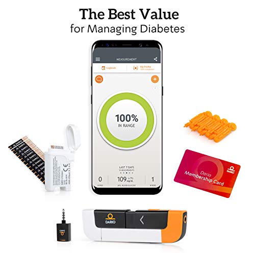 Dario Value Pack Kit Blood Glucose Monitoring Set. Test Your Blood