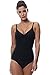 Franato Women's Shapewear Waist Shaper Leotard Tummy Slimmer Bodysuits Large Black