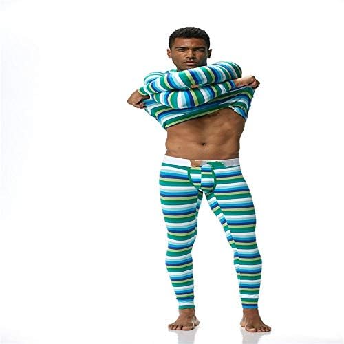 OPPP Thermal Underwear Men's thermal underwear suit tops + pants underwear gay underwear tights underwear