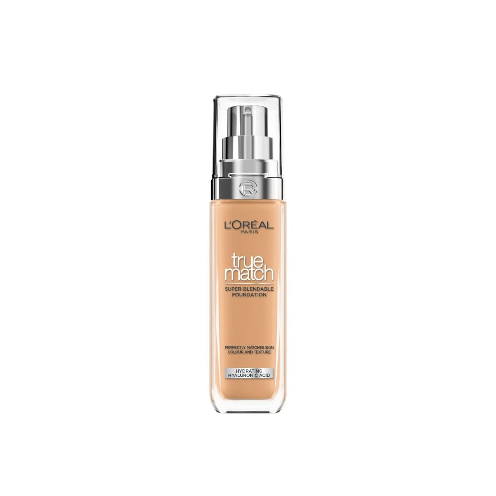 L'Oreal Paris Foundation True Match Liquid Foundation 5W with Hyaluronic Acid & SPF 16 30ml
