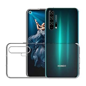 AICEK Compatible con Huawei Honor 20 Pro Cover, Trasparente Silicone Custodia Protettiva Molle di TPU Bumper Case Sottile - immagine 5