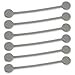 TwistieMag Strong Magnetic Twist Ties - On The Rocks Collection - Stone Gray 6 Pack - Super Powerful Unique Solution for Cable Management, Hanging & Holding Stuff, Fidgeting, Or Just for Fun!