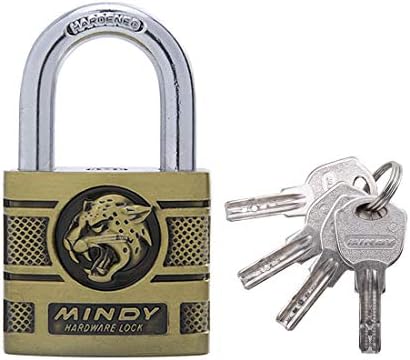 Hardened Solid Steel Keyed Padlocks Hardware Keyed Alike, Classic Discus Design(40mm)