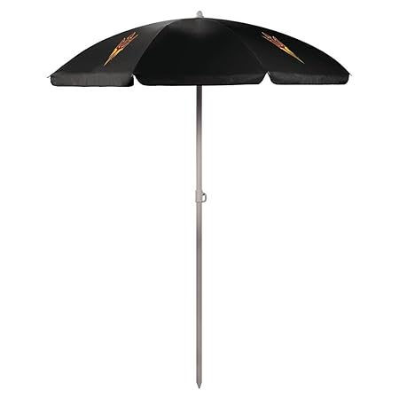 NCAA Arizona State University Sun Devils Digital Print Umbrella, Black, One Size