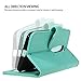 Moto X Pure Edition Case, Moto X Style Case, Style4U Premium PU Leather Stand Wallet Case with ID Credit Card/Cash Slots for Motorola Moto X Style / Pure Edition (2015 Release)+1 Stylus [Mint Green]