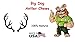 Big Dog Antler Chews - Extra Large 2-Pack Elk Antler Dog Chews, 6 Inches to 10 inches Long, for Medium to Large Dogs and Puppies