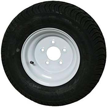 Tracker Pontoon Boat Trailer Tire & Wheel odd 5 on 5.5" for 20.5x8.0-10 tire LRE