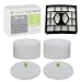 GreenVacShop 2 Foam + 2 Felt + 1 HEPA Replacement Filter Set for Shark Rotator DuoClean Powered Lift Away Speed Vacuum NV680, NV681, NV682, NV683, NV800, NV801, NV803, UV810, Filters XFF680 XHF680