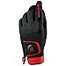 TaylorMade Golf RAIN CONTROL GLOVE (BLACK/RED, MEDIUM), BLACK/RED(MEDIUM, PAIR)