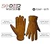 SKYDEER Winter Gloves with Windproof & Soft & Warm Full Deerskin Suede Leather and 3M Thinsulate Insulation (SD8673T/L)