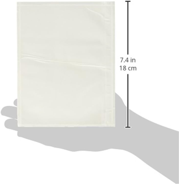 7.5" x 5.5" Clear Adhesive Top Loading Packing List/Shipping Label Envelopes Pouches (100 pk) : Mailing Label Sleeves : Office Products