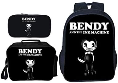 Set 3pcs school bags for teenage girls boys backpack set Men/girl laptop children backpack large cute (3)