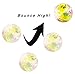 12 Pack Light Up Glitter Bouncy Balls with Colorful Fish, Confetti and LED Flasher for Kids Party Favors (2 Inche)