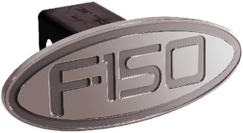 TM Performance 60154 Silver Ford F150 Oval 2" Billet Hitch Cover