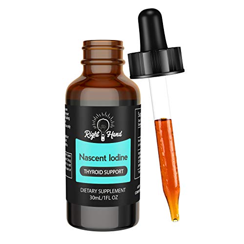 Nascent Iodine Supplement Drops Organic Natural Thyroid Support