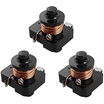 XMHF 1/3HP Refrigerator Coil Compressor Relay Starter 3Pcs