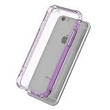 iPhone 6 Case Shock-Absorption Bumper Cover Anti-Scratch Clear Back (HD Clear) Compatible with iPhone 6 / 6S