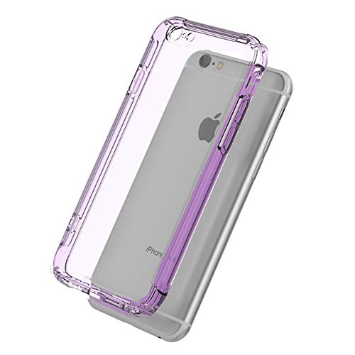 iPhone 6 Case Shock-Absorption Bumper Cover Anti-Scratch Clear Back (HD Clear) Compatible with iPhone 6 / 6S