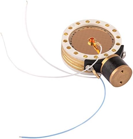 Black directional-faced audio level meter displaying 1kHz at 0dB, 2dB above 0dB 1V.