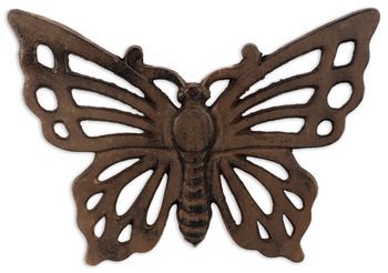 Sunset Vista Designs Garden Cast Iron Stepping Stone - Butterfly
