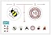 Toilet Target Potty Training Stickers for Boys Men, Urinal Toilet Bowl Aiming, Hit the Target Toilet Decal Stickers