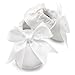 OOSAKU Baby Girl Christening Baptism Flower Lace Shoes Dance Ballerina Sneakers (0-6 Months, White B)