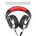 OneOdio Over Ear Headphone, Wired Bass Headsets with 50mm Driver, Foldable Lightweight Headphones with Shareport and Mic for Recording Monitoring Podcast Guitar PC TV – (Red)thumb 2