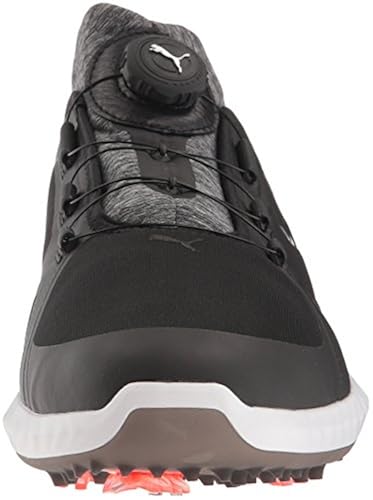 PUMA GOLF Men's Ignite Pwradapt Disc Golf Shoe, Black/Black, 13