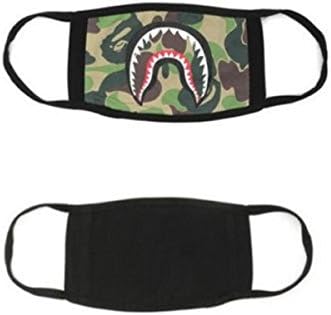 Bape Green Shark Face Mask