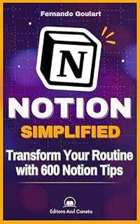 Livro Notion Simplified: 600 Practical Tips for Becoming a Productivity Expert