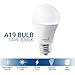 Hyperikon A19 LED Light Bulb, 14W=75W, Non Dimmable, E26, UL, Soft White, 6 Pack