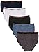 Men's Full Cut Cotton Bikini Briefs Underwear Solid Color (Pack of 5)