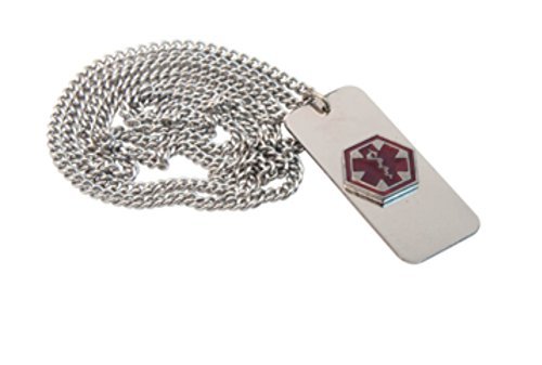 Medical Alert Emergency ID Necklace - 
