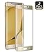 Galaxy S6 Edge Plus Screen Protector,Elebase 3D CurvedTempered Glass,Anti-Scratch,9H Hardness,Full Coverage,Clear Anti-Bubble Cover for Samsung Galaxy S6 Edge Plus(Not for S6 Edge)(Gold2 Pack)