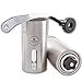 EZE Homegoods Hand Coffee Mill Grinder with Conical Ceramic Burr | Consistent Grind Every Time, Professional Grade, Stainless Steel, Lightweight and Portable, Heavy Duty Extra Long Hand Crank