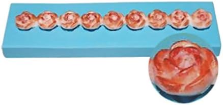 Silicone Bead Mold Rose String 12mm