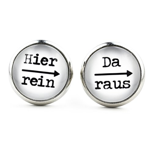 ohrringe da rein da raus Große Auswahl an Piercing und Körperschmuck Flesh Tunnel, Piercings